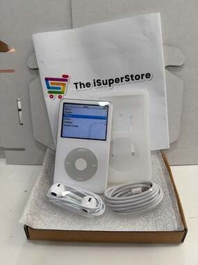 Refurbished Apple iPod Classic 5th Gen 80GB White + 1 YR CPS Warranty